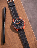 Mission to Earth - Lava (Leather Strap) - OM Luxury